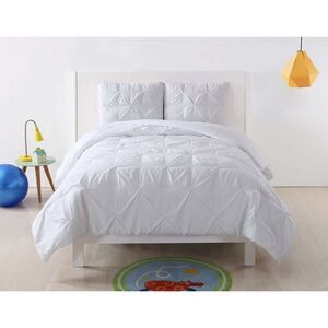 My World - Twin XL Anytime Pleated Comforter Set White - My W White